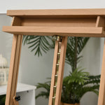H-frame Studio Easel Height Adjustable With Canvas Holder