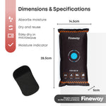 Fineway 1kg Reusable Dehumidifier Bag With Moisture Indicator