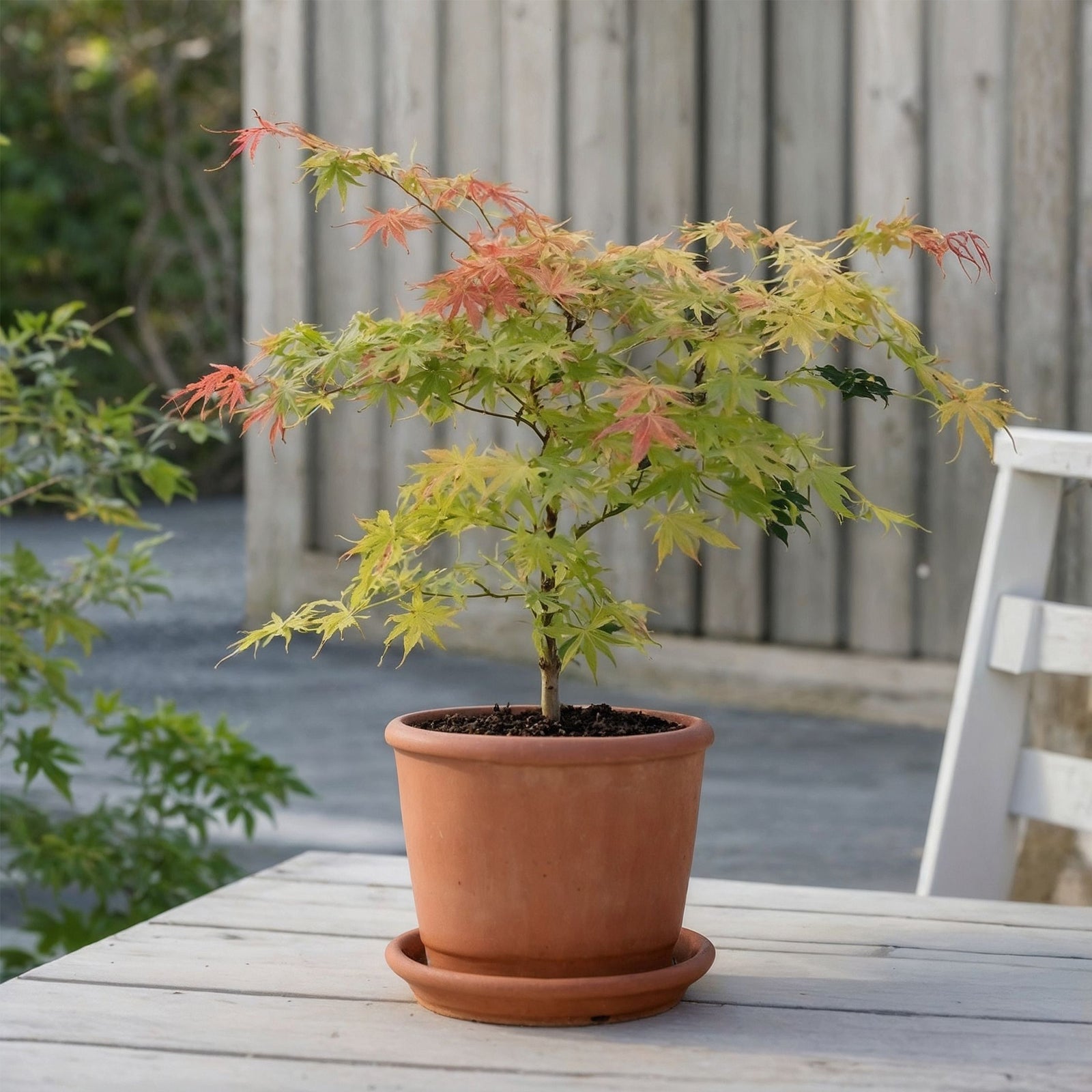 Japanese Maple - Acer Palmatum 'Moonrise' - Height 40-50cm - ⌀19cm | Set of 2 | Green