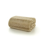 Ashridge Soft Faux Fur Throw 130x170cm – Elegant Textured Blanket | 130cm x 170cm | Cream