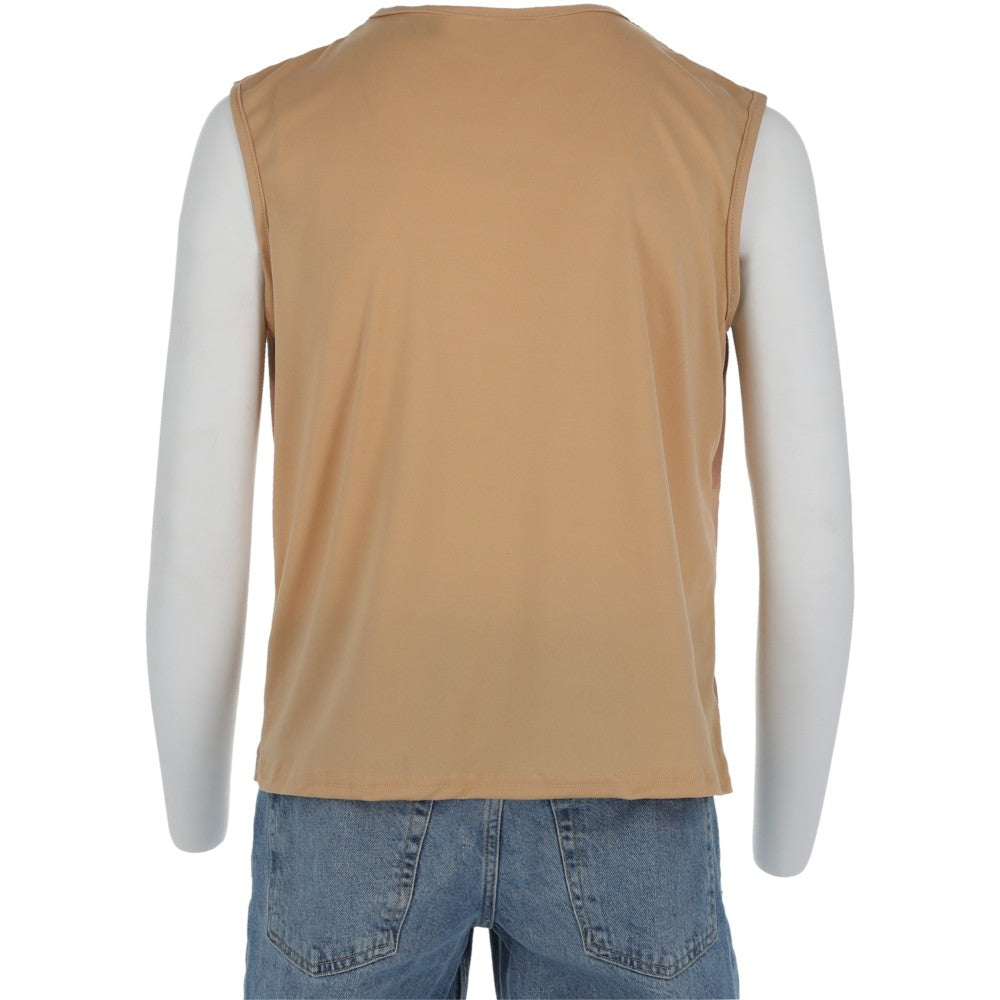 Realistic 70s Hairy Chest, Sleeveless Top | Large