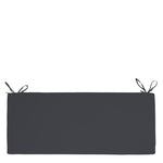 Outdoor Bench Cushion Pad, Weatherproof | Charcoal