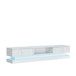 Bloom Tv Unit 180cm With Led Lights | White