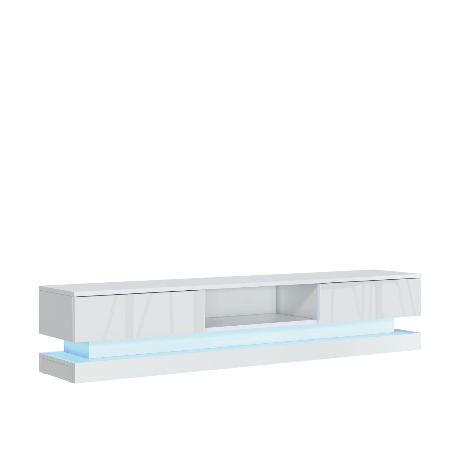 Bloom Tv Unit 180cm With Led Lights | White