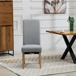 Set Of 2 Rimini Fabric Dining Chairs
