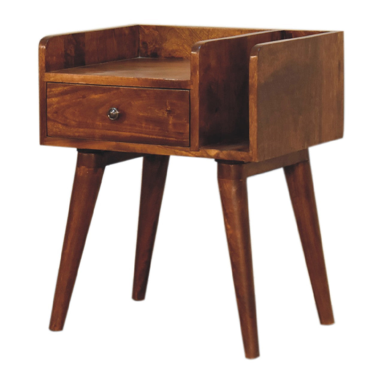 Solid Wood Chestnut Collective Bedside