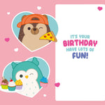 Lets Have A Squish Party' Birthday Card Official Product