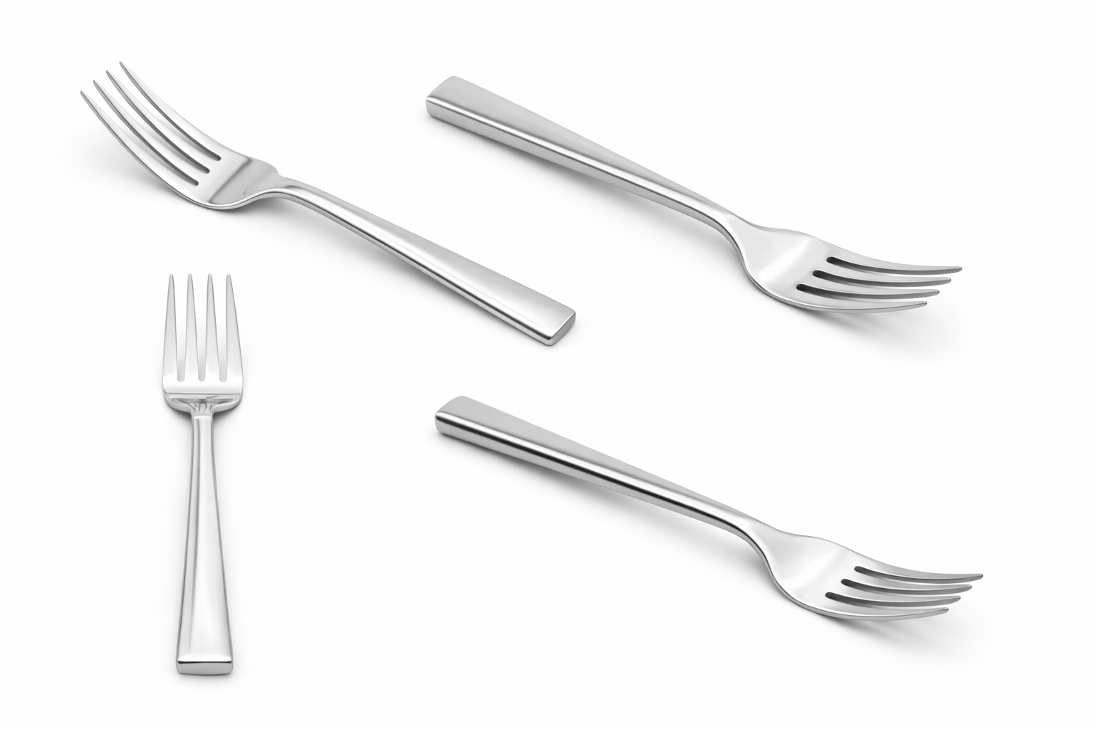 Cutlery Sets Stainless Steel 18/8 Fork 4pc Set Catering Flat
