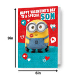 Minions 'to A Special Son' Valentine's Day Card Official Product