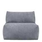 Tetra Cord Recliner Sofa Section | Charcoal