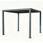 3m X 3m Aluminium Pergola With Manual Louvre Roofing