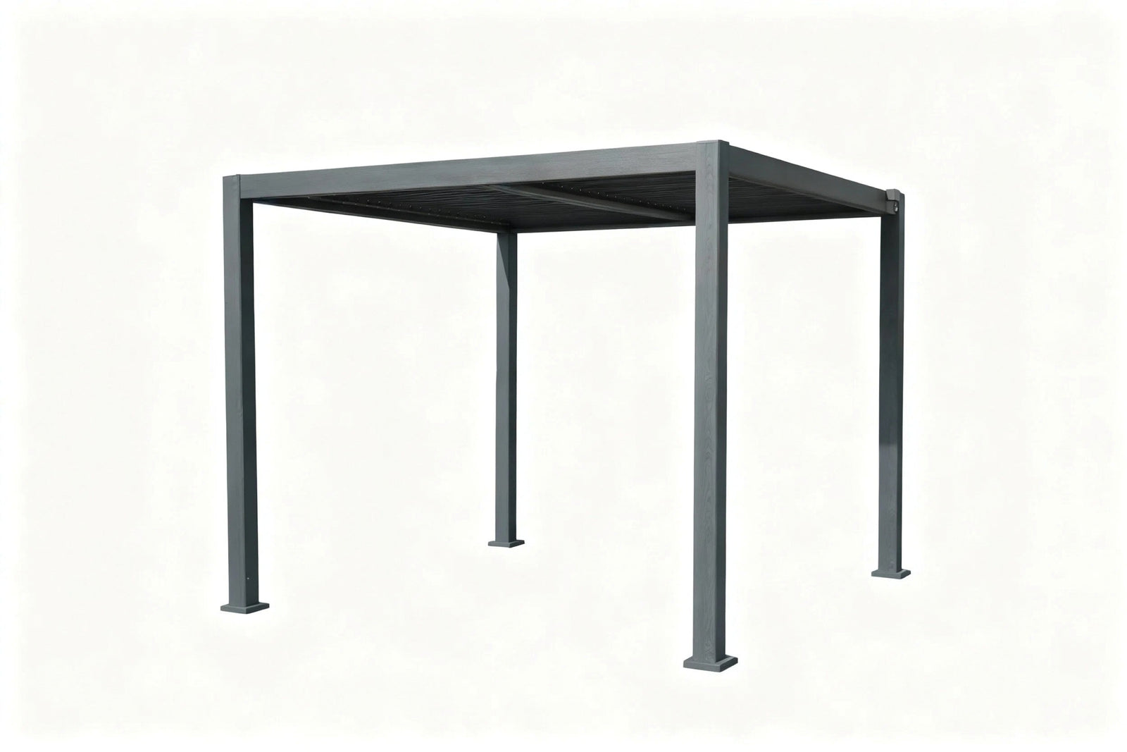 3m X 3m Aluminium Pergola With Manual Louvre Roofing