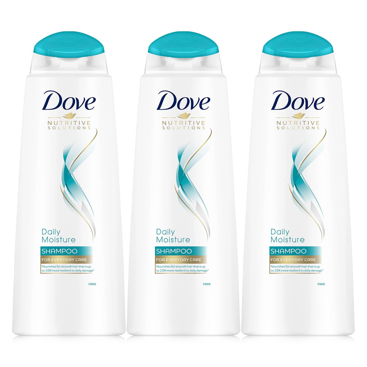 Nutritive Solutions Daily Moisture Shampoo For Normal & Dry Hair, 3x400ml