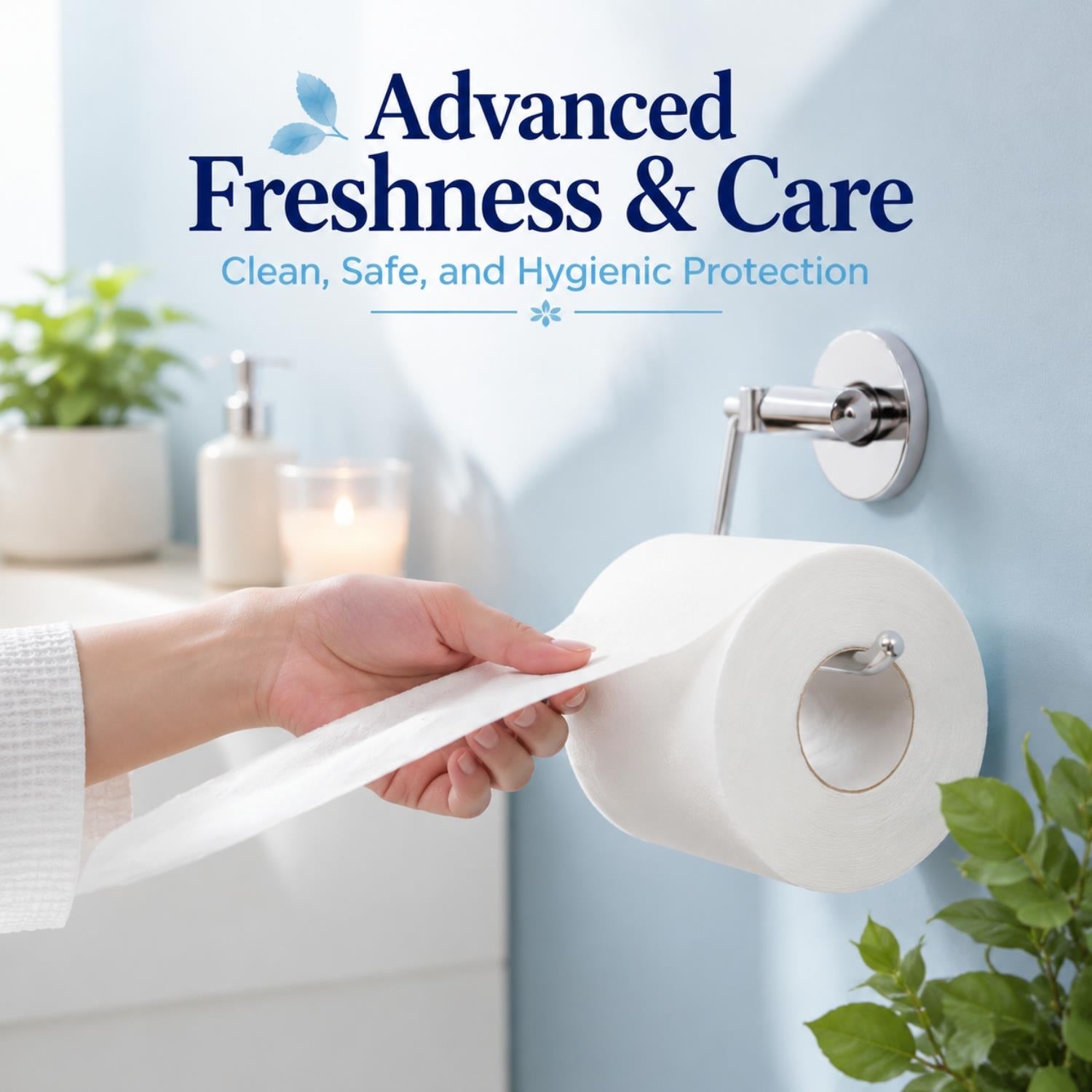 Freedom White 3-ply Toilet Paper 45 Rolls + Aloe Vera 45 Rolls