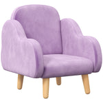 Cloud-shaped Toddler Armchair, Kids Chair, 1.5-3 Years | Purple
