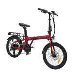Virum 2025 Folding Bike - Lightweight E-bike | Red