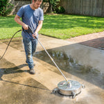 Outsunny 13" Pressure Washer Surface Cleaner With 4 Wheels
