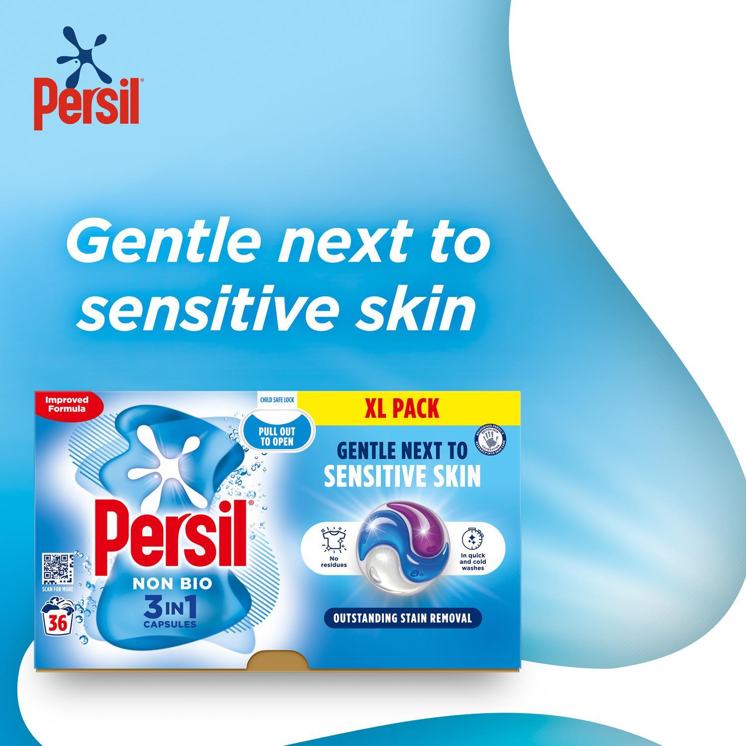 Xl 3 In 1 Washing Capsules Non Bio Stain Removal 36 Washes | Set of 4