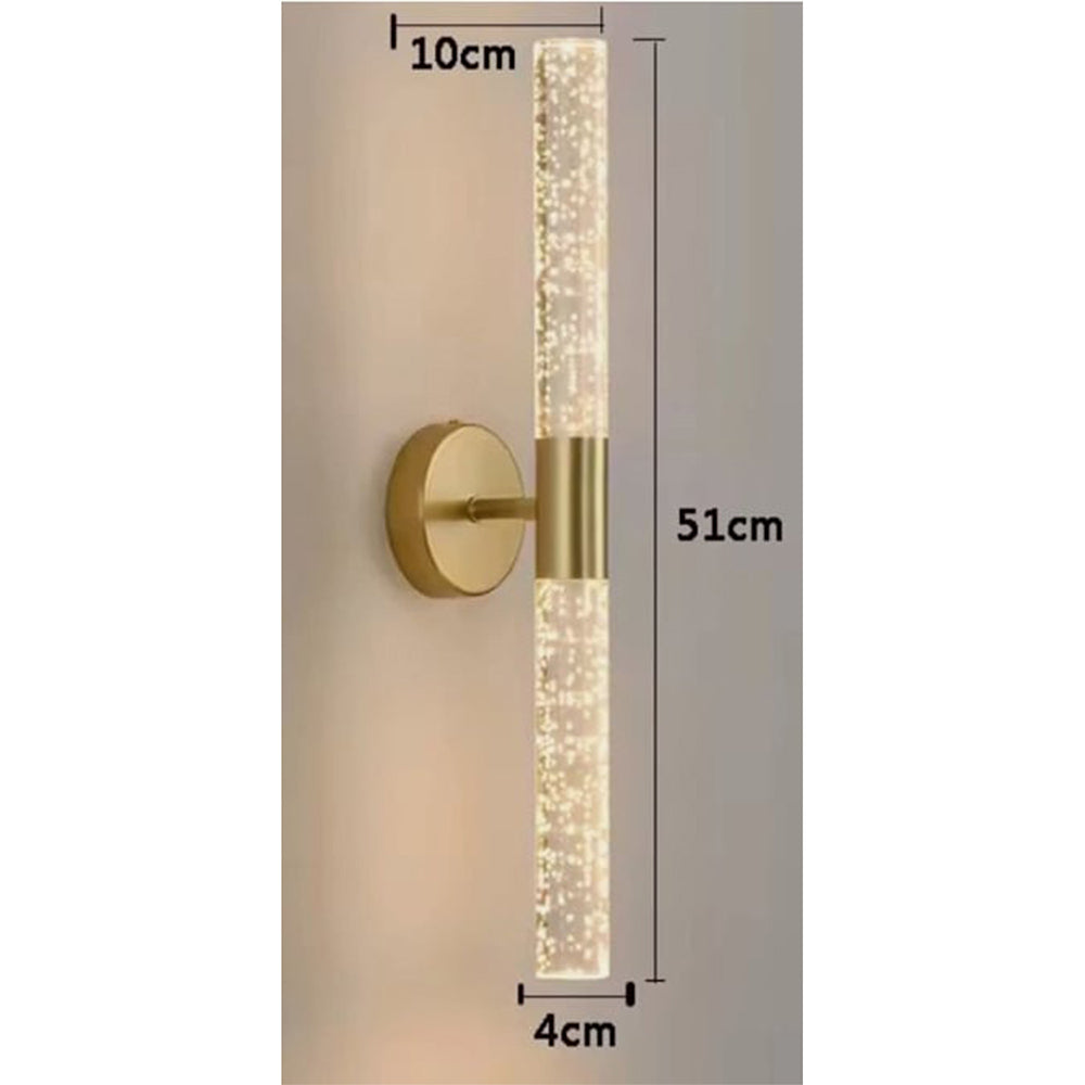 Bath Plus TB+ Led Crystal Wall Sconce Bubble Glass