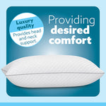 Cooling Memory Foam Pillow 70x45cm Adjustable Orthopaedic Support Washable Cover | Set-of-1 | White