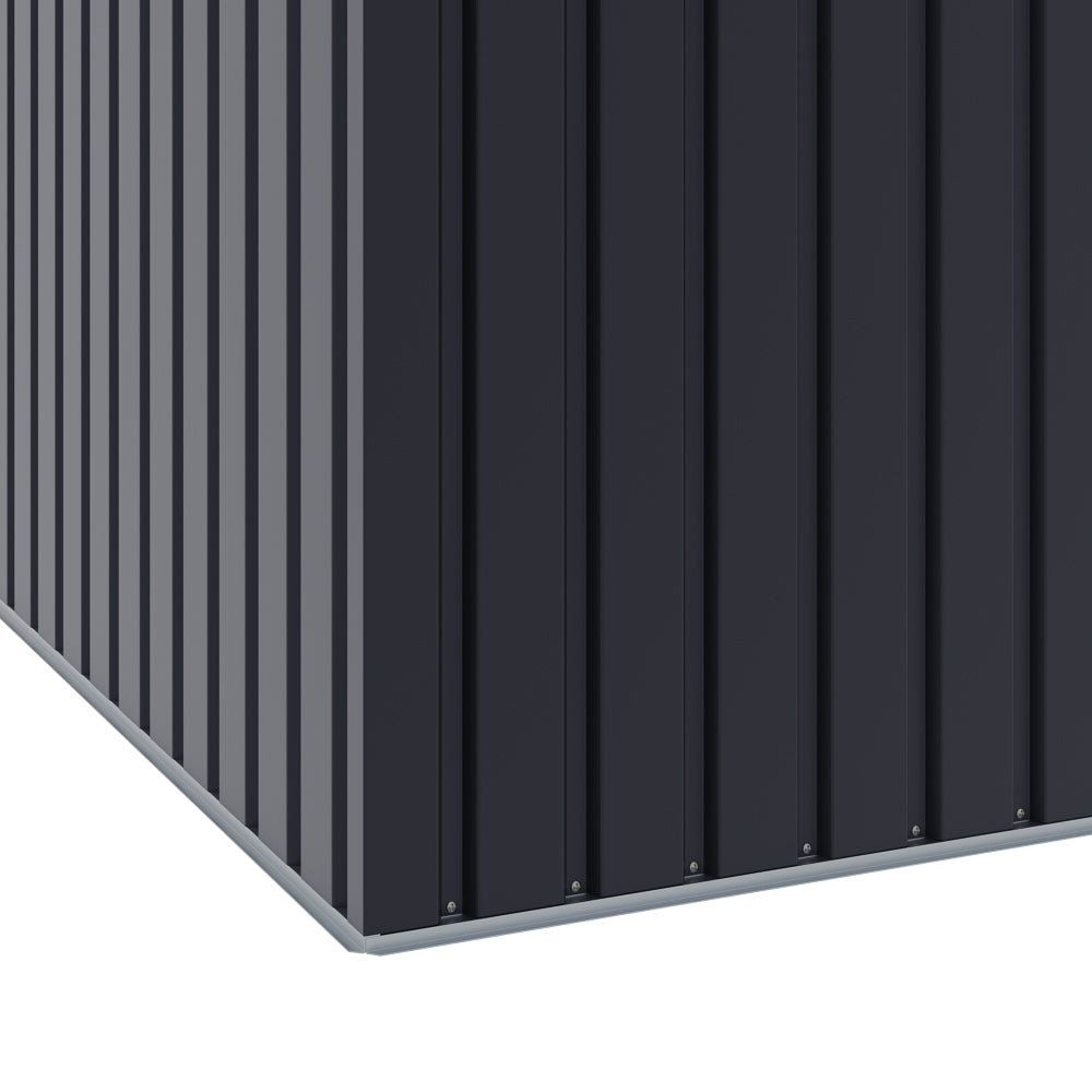 5 x 3 Ft Outdoor Metal Storage Shed With Lockable Door For Garden