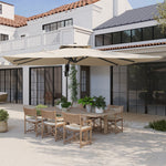3.7x2.7m Cantilever Parasol, Hanging Offset Umbrella