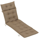 Sun Lounger Cushion Only, Garden Lounge Chair Cushion | Khaki