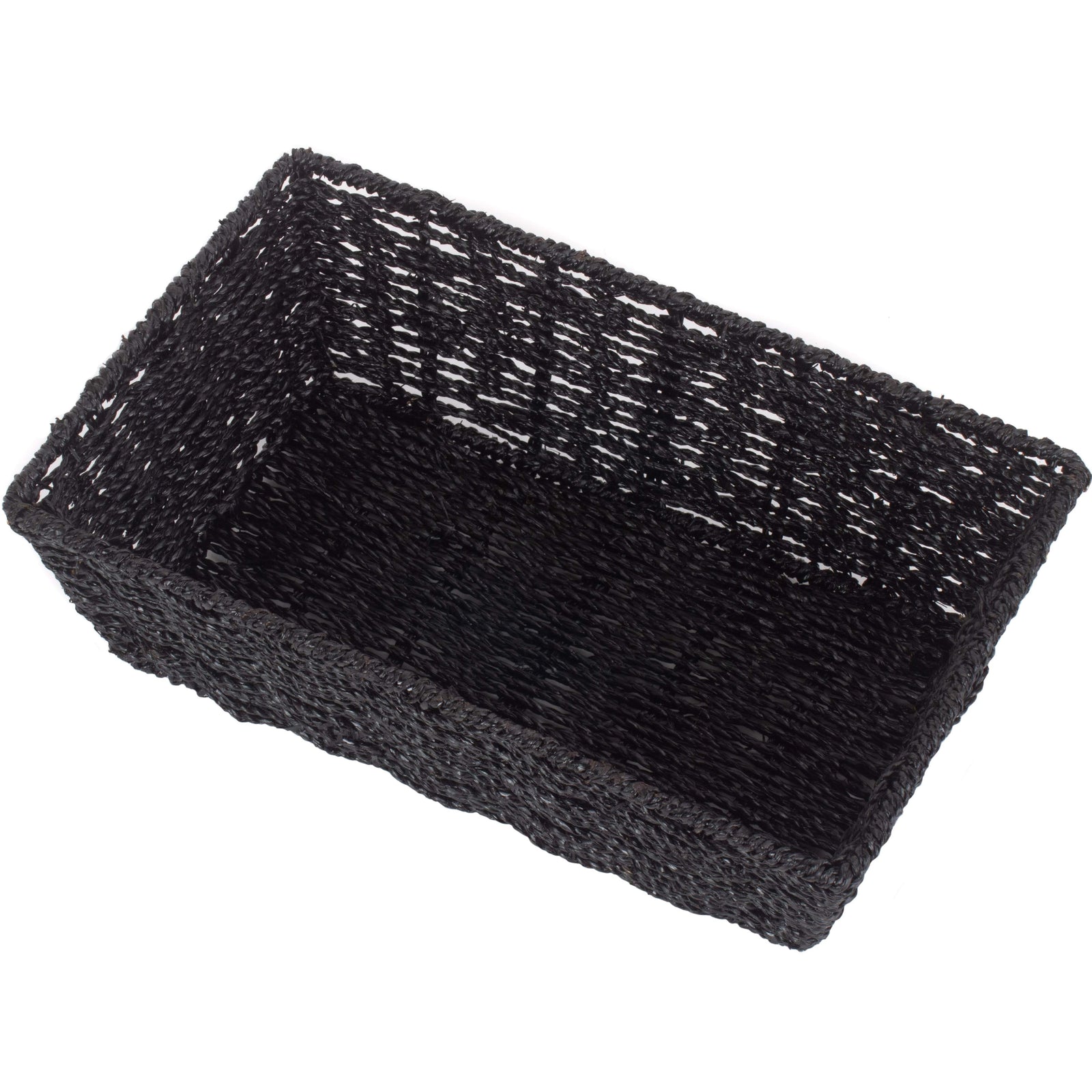 Black Paper Rope Tray | Small | Black