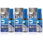 Live Colour Drops Semi-permanent Hair Dye, Ice Silver 3 Pack