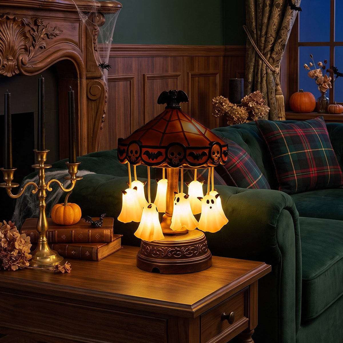 Halloween Ghost Carousel Light