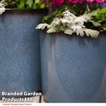 Garden_Gear Large Glazed Effect Cylinder Planter Garden Patio Outdoor Plastic (x1)