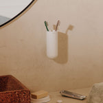 Wall Mounted Toothbrush Holder, Bathroom Tumbler Black, Geyser Collection