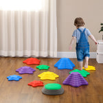 Kids Stepping Stones, 11 Pieces Balance River Stones For Obstacle Course