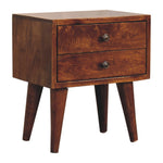 Solid Wood Mini Chestnut Modern Bedside