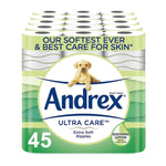 Ultra Care Toilet Roll 45 Rolls 2 Ply Toilet Paper