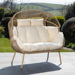 Cocona 2 Seat Standing Egg Chair | One Size | Cream