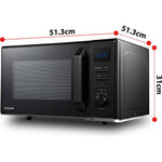 25l 4-in-1 Combination Microwave Oven – Microwave, Grill, Air Fry & Convection Baking, Black