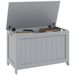 Storage Chest With 2 Safety Hinges, Storage Bench | One Size | Gray