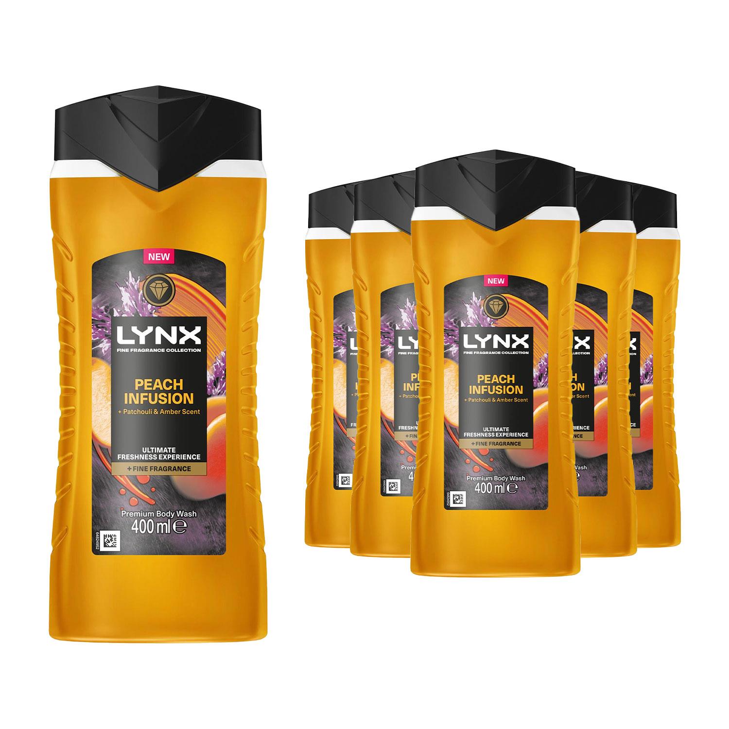 Peach Infusion Body Wash With 12hrs Of Freshness For Men 400ml | Set-of-12