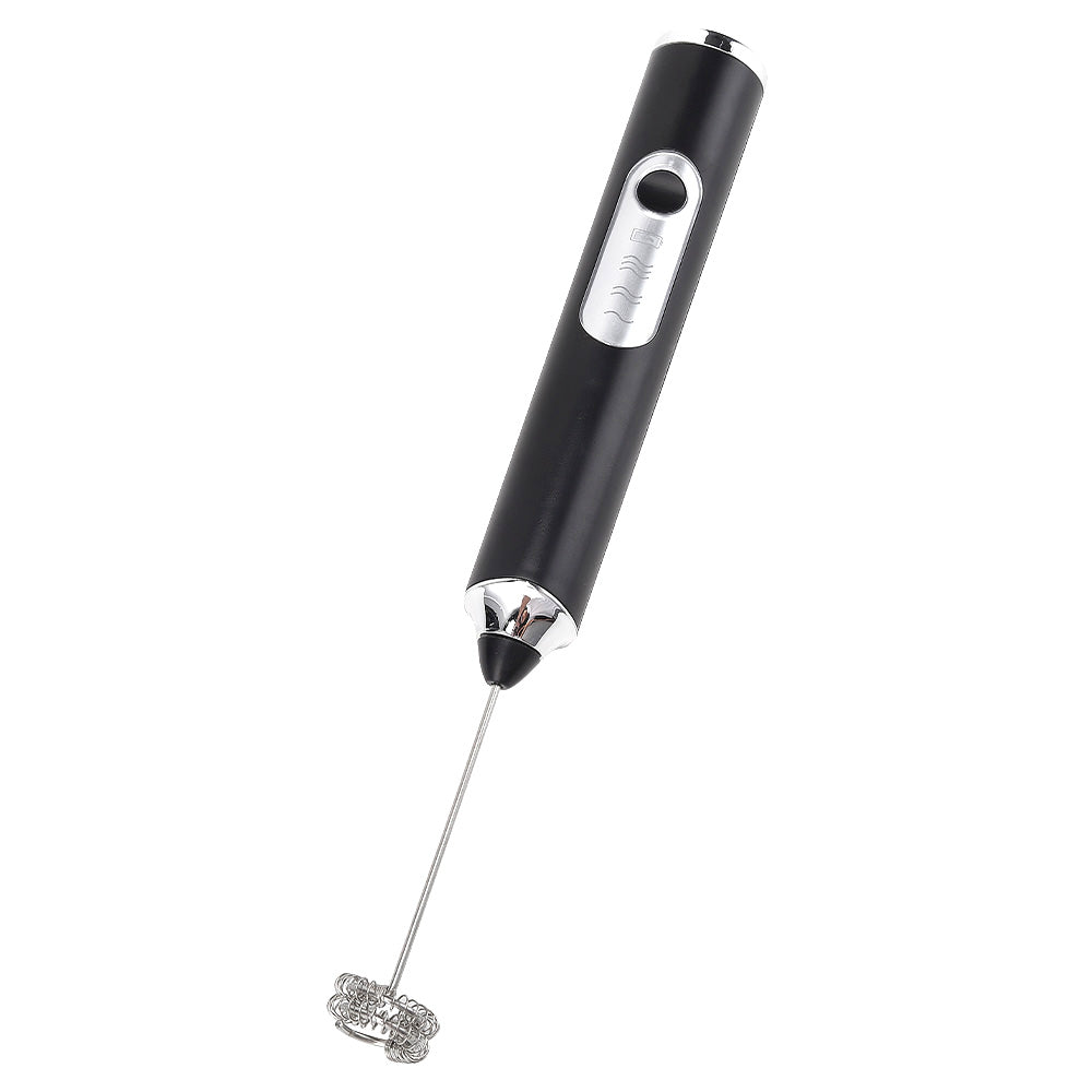 3-speed Electric Handheld Milk Frother & Whisk With Metal Stand