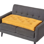 Cotton 2 Seater Booster Cushion | 50cm x 100cm | Mustard