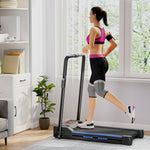 1-6 Km/h Folding Walking Treadmill W/ Remote Control | Blue