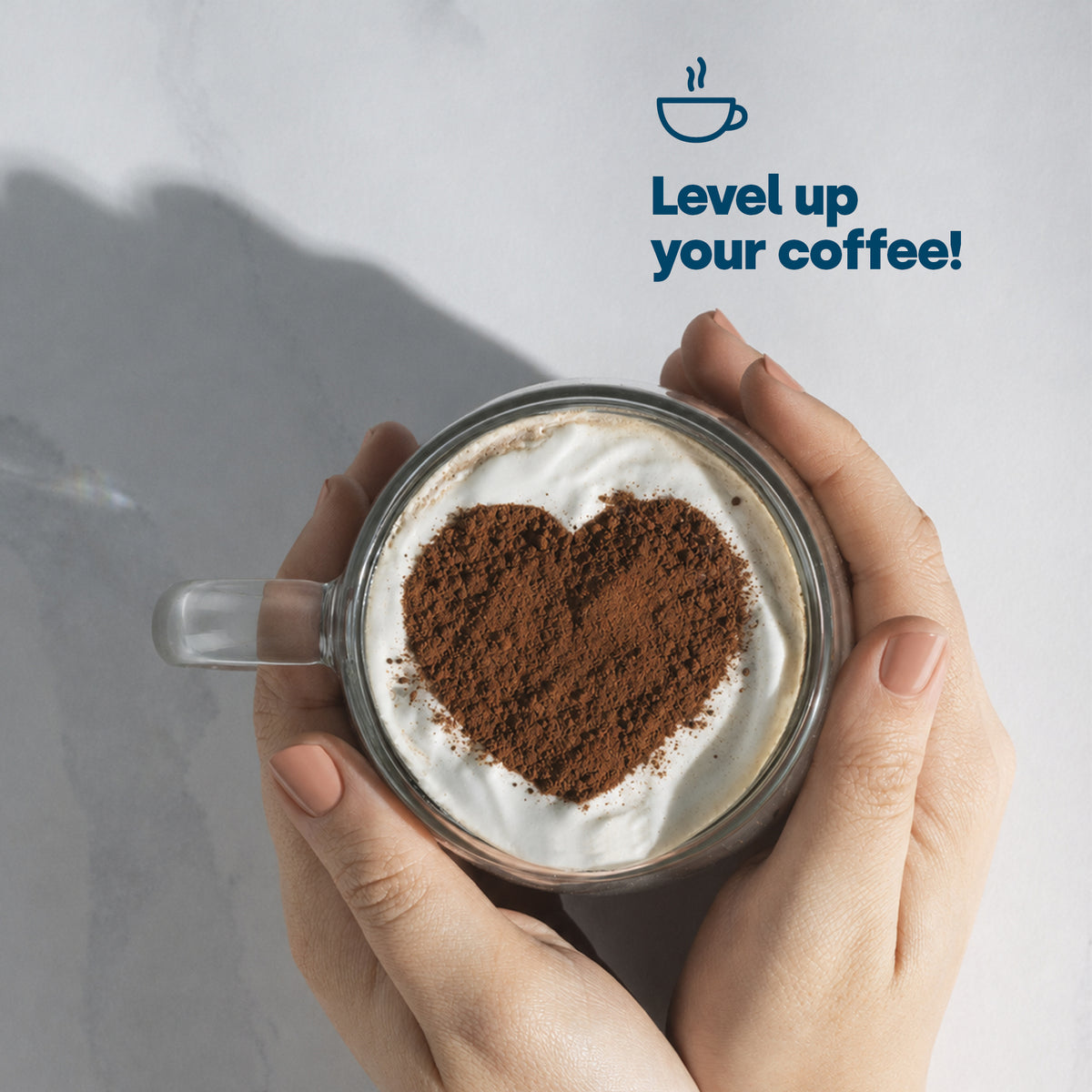 Livivo Stainless Steel Cocoa Shaker For Coffee And Desserts