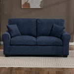 Lewiston Fabric Pull Out Sofabed | Denim