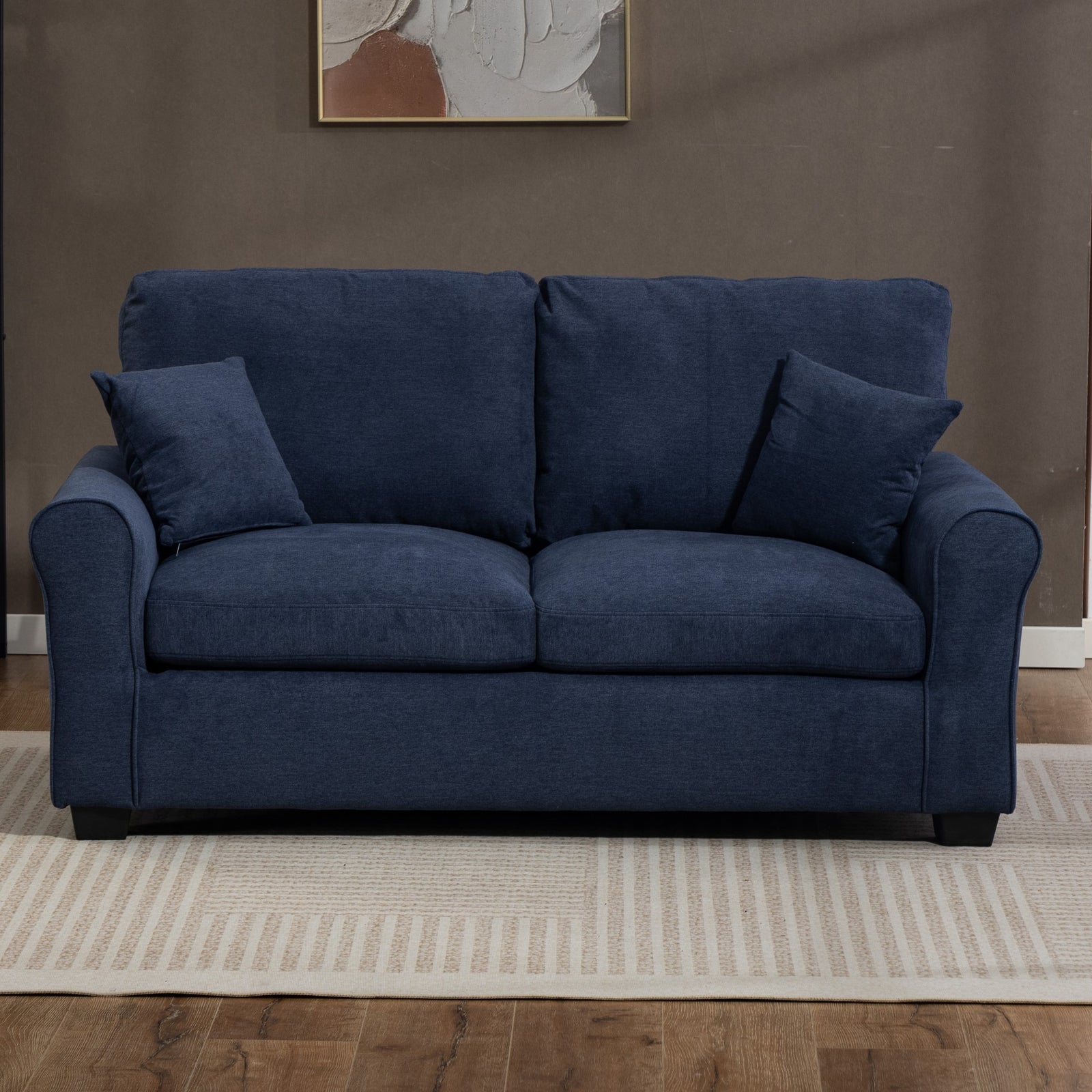 Lewiston Fabric Pull Out Sofabed | Denim
