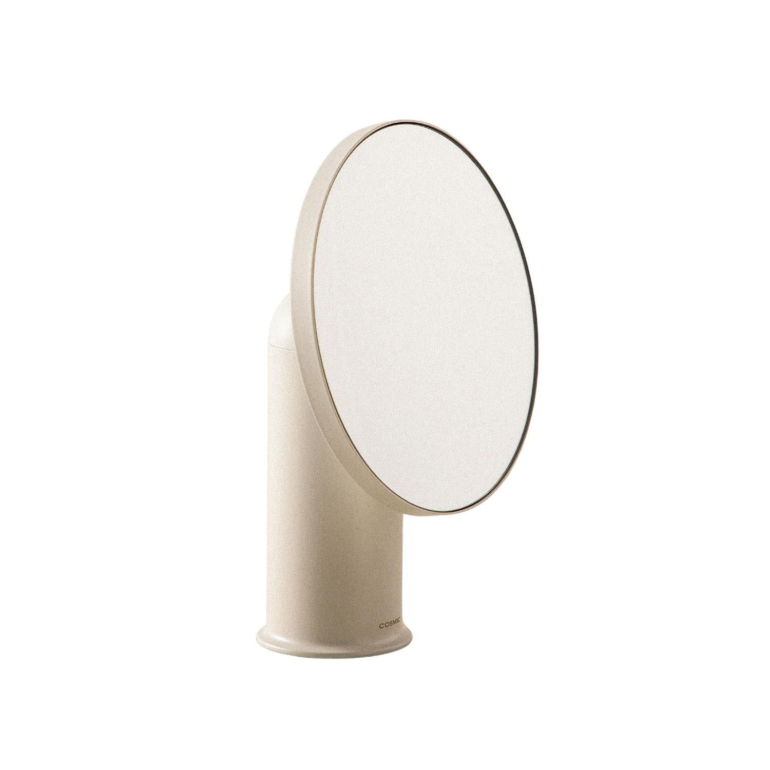 Vanity Mirror, Magnifying Mirror 5x, Countertop, White, Geyser Collection