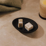 Soap Dish, Matt Grey, Unique Design, Soft-finish Coating, Saku Collection
