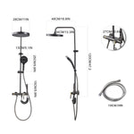Breeins Wall-mount Bathroom Shower System Set With Bidet