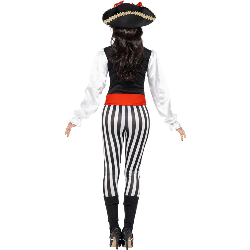 Pirate Lady Costume, With Top | Medium