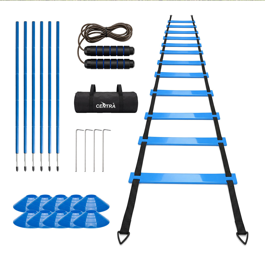 Centra Football Agility Training Slalom Poles Speed Soccer Equipment
